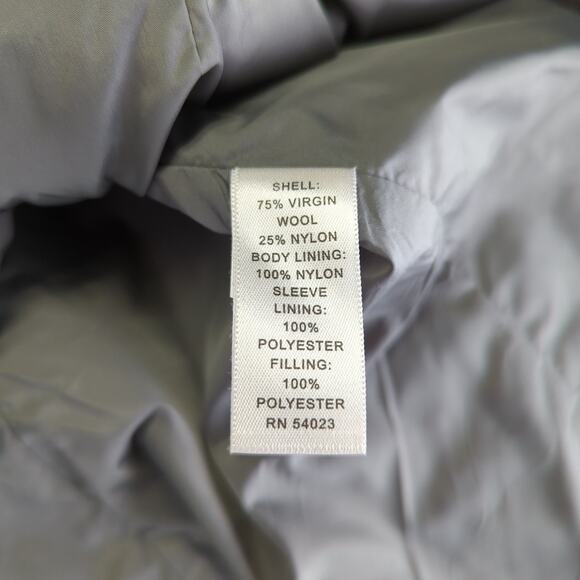 Banana Republic Sport Coat Removable Puffer‎ Blazer 3-in-1 Wool Gray Men's Large - Picture 11 of 12